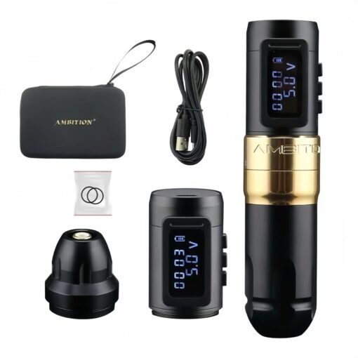 Máy xăm Ambition MARS-U, máy xăm pen không dây Ambition MARS-U, chỉnh được stroke 2.2 – 4.2